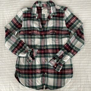 AE Tartan Plaid Flannel Button Up